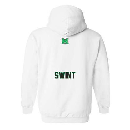 Marshall - NCAA Men's Track & Field : Chris Swint - Generic Shersey Hooded Sweatshirt-1
