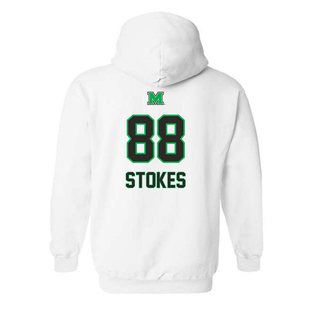 Marshall - NCAA Football : Christopher Stokes - Generic Shersey Hooded Sweatshirt-1