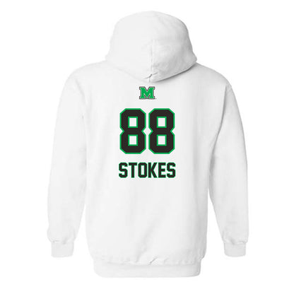 Marshall - NCAA Football : Christopher Stokes - Generic Shersey Hooded Sweatshirt-1