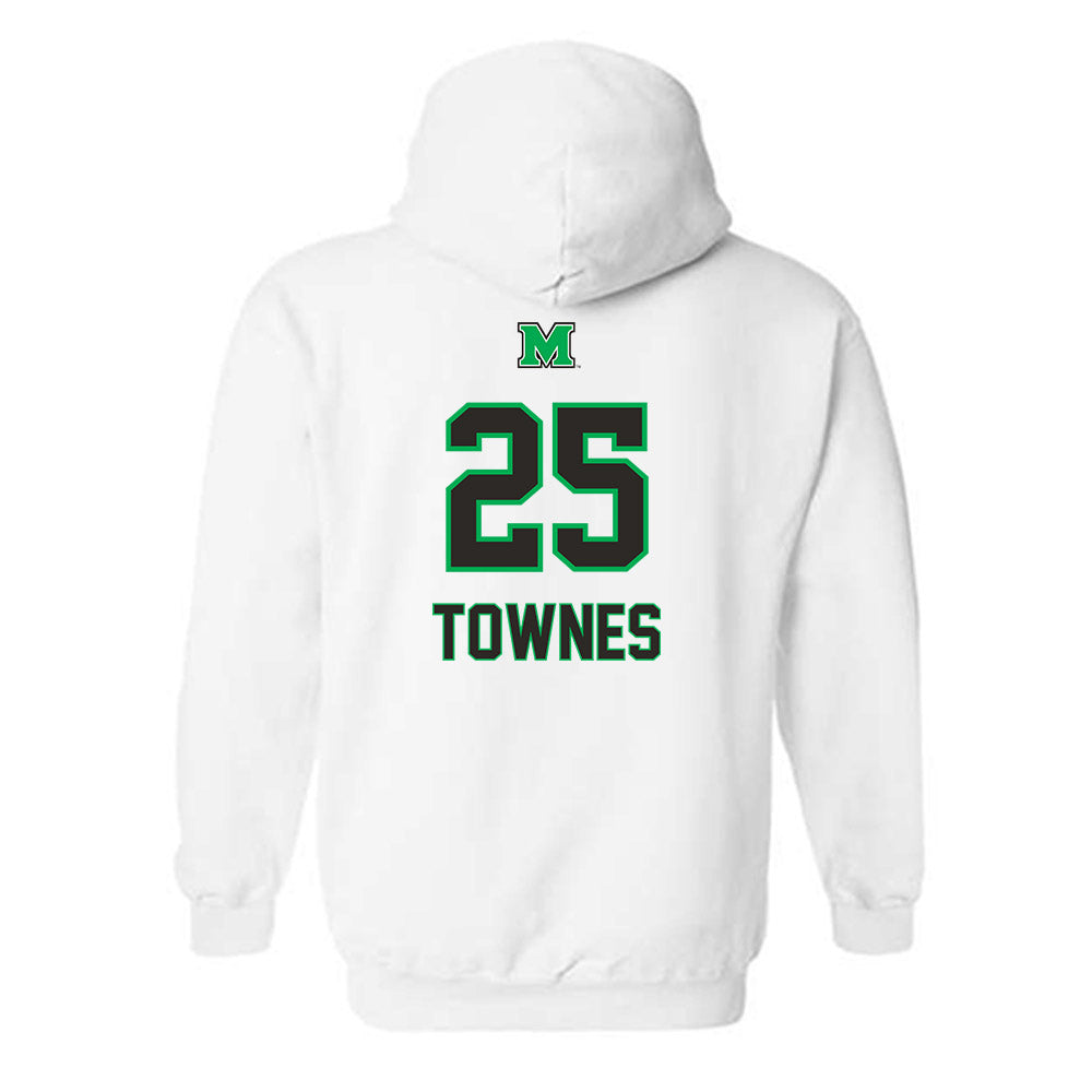 Marshall - NCAA Women's Soccer : Madison Townes - Generic Shersey Hooded Sweatshirt-1