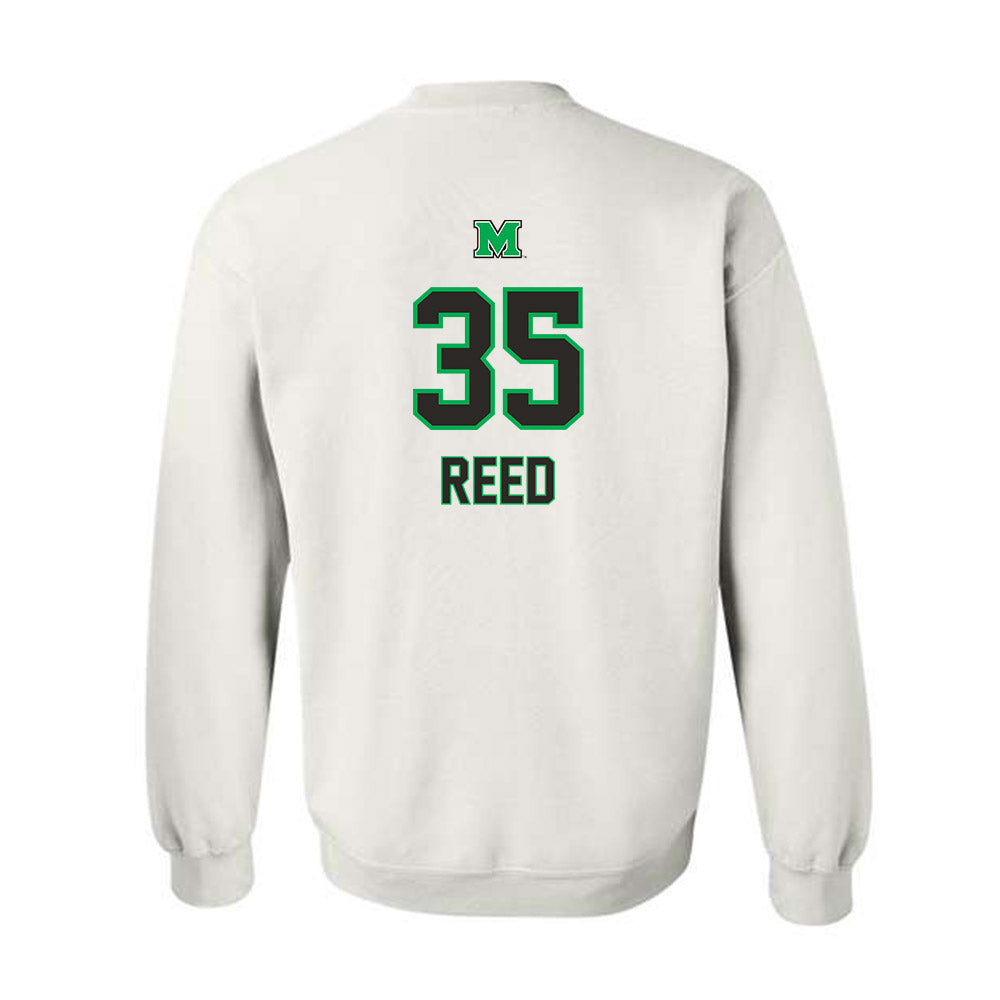 Marshall - NCAA Football : Cace Reed - Generic Shersey Crewneck Sweatshirt-1