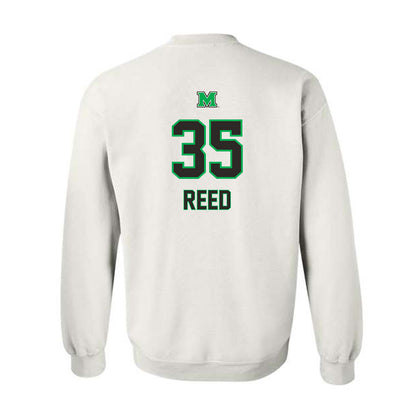 Marshall - NCAA Football : Cace Reed - Generic Shersey Crewneck Sweatshirt-1
