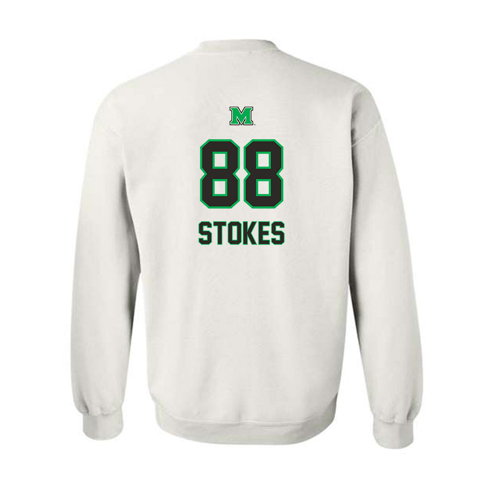 Marshall - NCAA Football : Chris Stokes - Generic Shersey Crewneck Sweatshirt