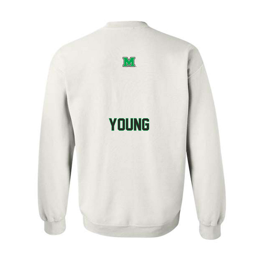 Marshall - NCAA Men's Track & Field : Aj Young - Generic Shersey Crewneck Sweatshirt