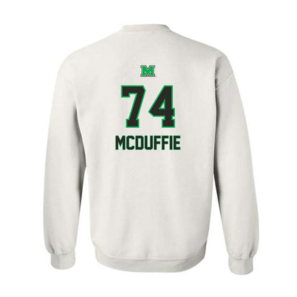 Marshall - NCAA Football : Tyler McDuffie - Generic Shersey Crewneck Sweatshirt-1