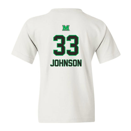 Marshall - NCAA Baseball : Rivers Johnson - Generic Shersey Youth T-Shirt