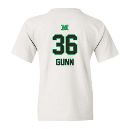 Marshall - NCAA Baseball : Davis Gunn - Generic Shersey Youth T-Shirt