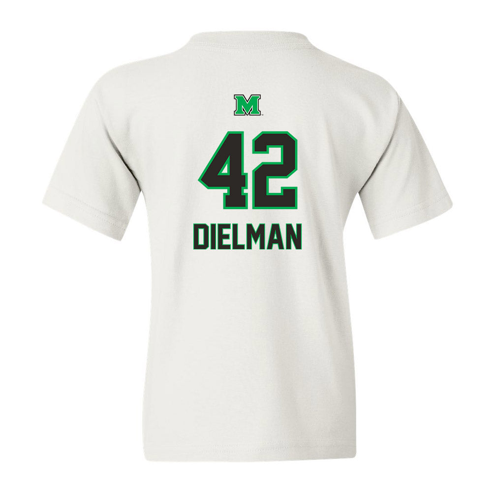 Marshall - NCAA Baseball : David Dielman - Generic Shersey Youth T-Shirt