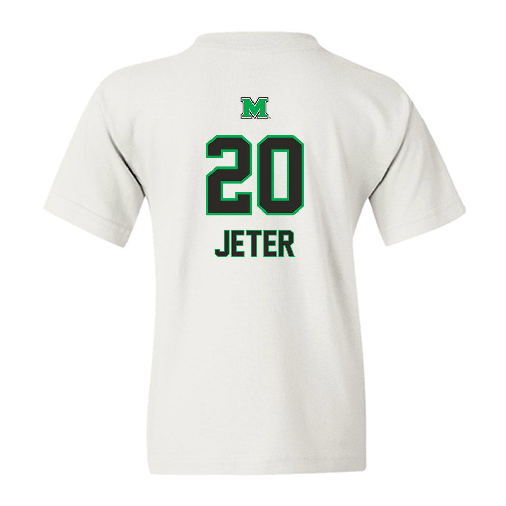 Marshall - NCAA Football : TaShawn Jeter - Generic Shersey Youth T-Shirt-1