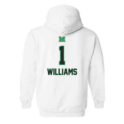 Marshall - NCAA Women's Track & Field : Alayezia Williams - Generic Shersey Hooded Sweatshirt-1