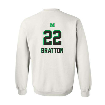 Marshall - NCAA Women's Basketball : Emily Bratton - Generic Shersey Crewneck Sweatshirt-1