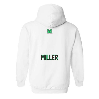 Marshall - NCAA Men's Track & Field : Cole Miller - Generic Shersey Hooded Sweatshirt-1
