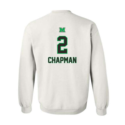 Marshall - NCAA Football : Doc Chapman - Generic Shersey Crewneck Sweatshirt