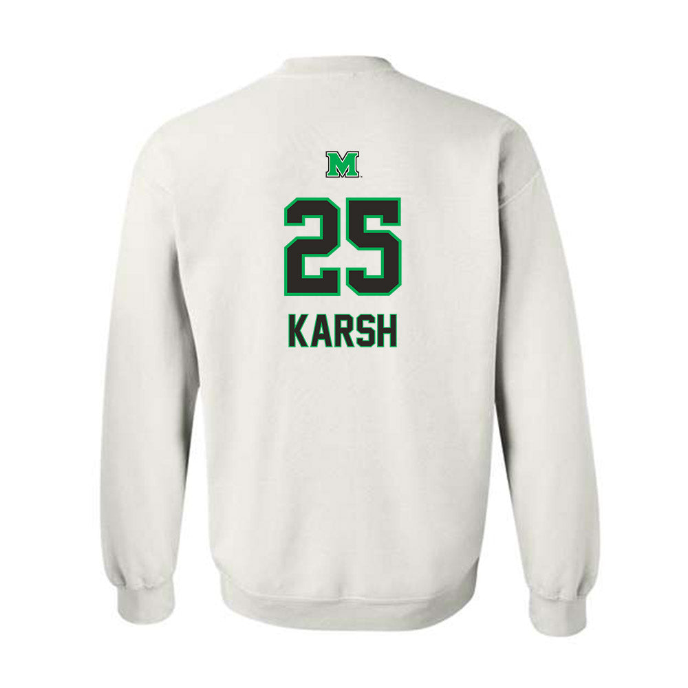 Marshall - NCAA Football : Aidan Karsh - Generic Shersey Crewneck Sweatshirt