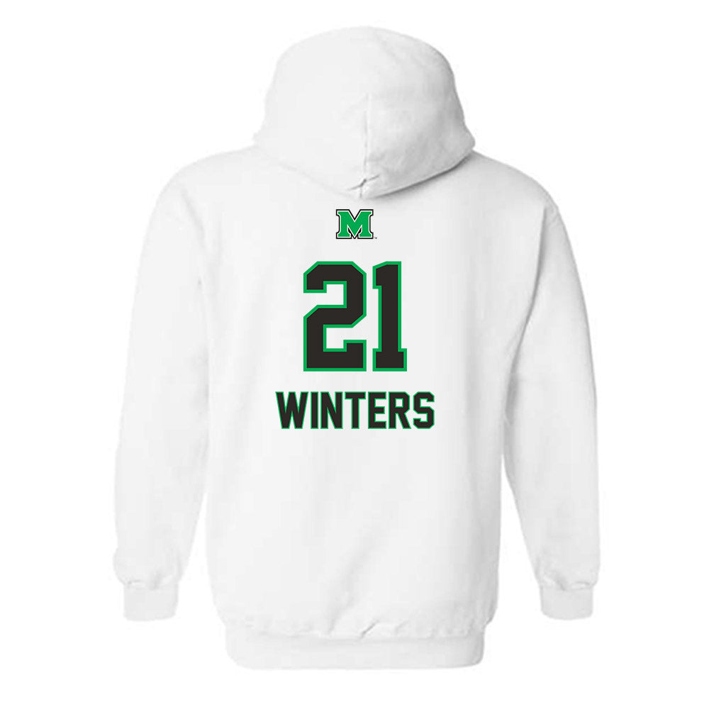 Marshall - NCAA Football : Robert Winters - Generic Shersey Hooded Sweatshirt