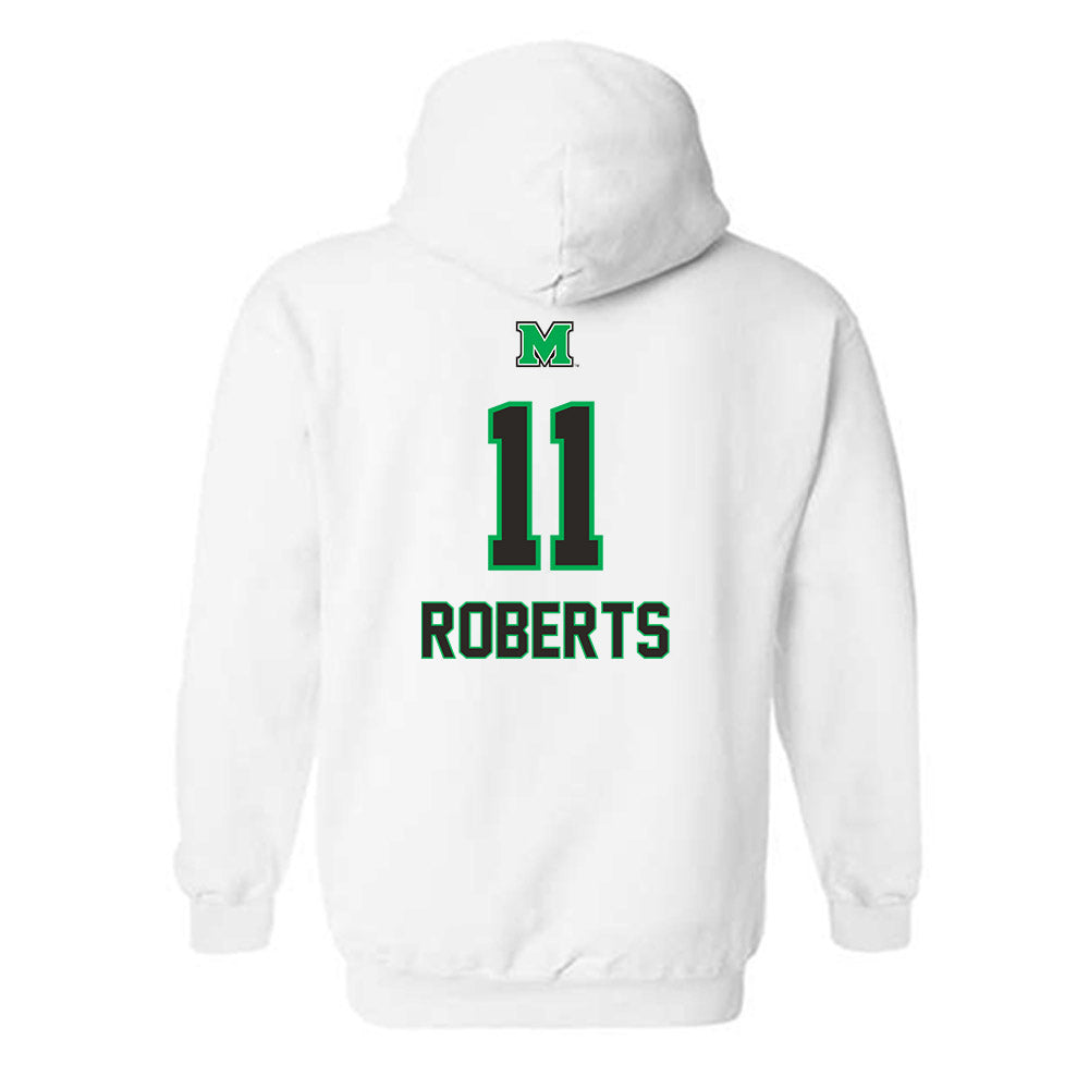 Marshall - NCAA Football : JJ Roberts - Generic Shersey Hooded Sweatshirt