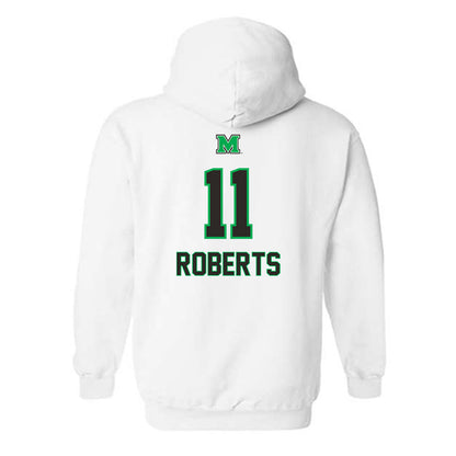 Marshall - NCAA Football : JJ Roberts - Generic Shersey Hooded Sweatshirt