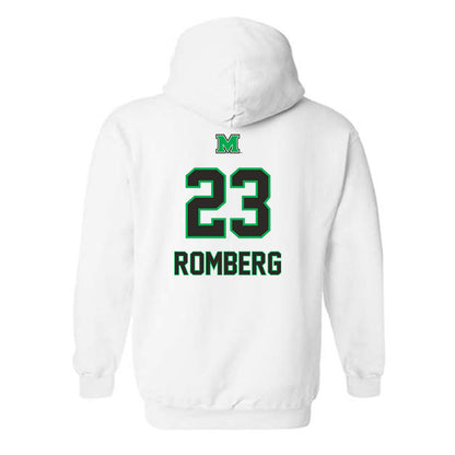 Marshall - NCAA Men's Soccer : Carl Romberg - Generic Shersey Hooded Sweatshirt-1