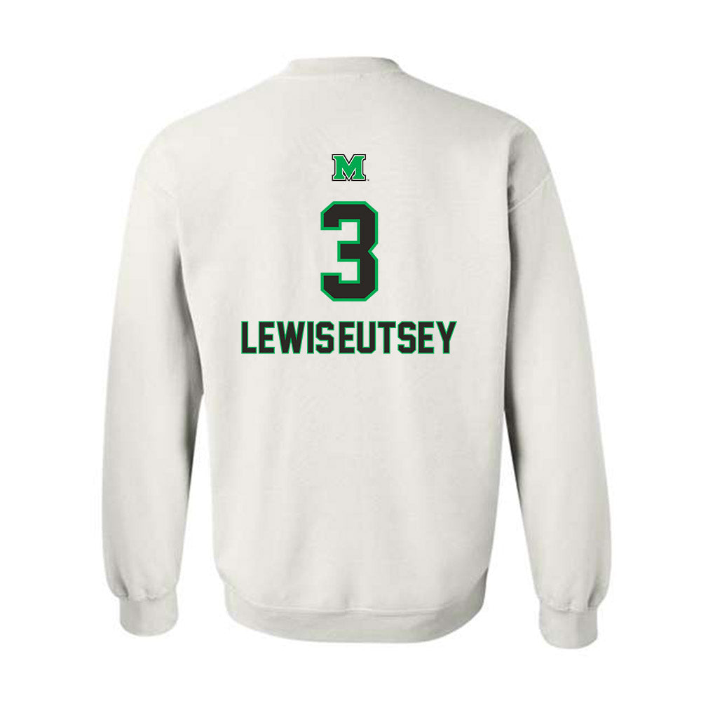 Marshall - NCAA Women's Basketball : Timaya Lewis-Eutsey - Generic Shersey Crewneck Sweatshirt-1