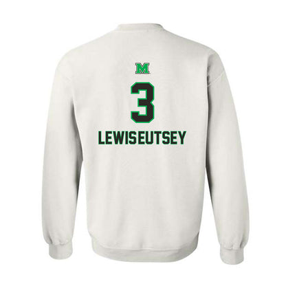 Marshall - NCAA Women's Basketball : Timaya Lewis-Eutsey - Generic Shersey Crewneck Sweatshirt-1