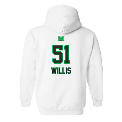 Marshall - NCAA Football : Lloyd Willis - Generic Shersey Hooded Sweatshirt