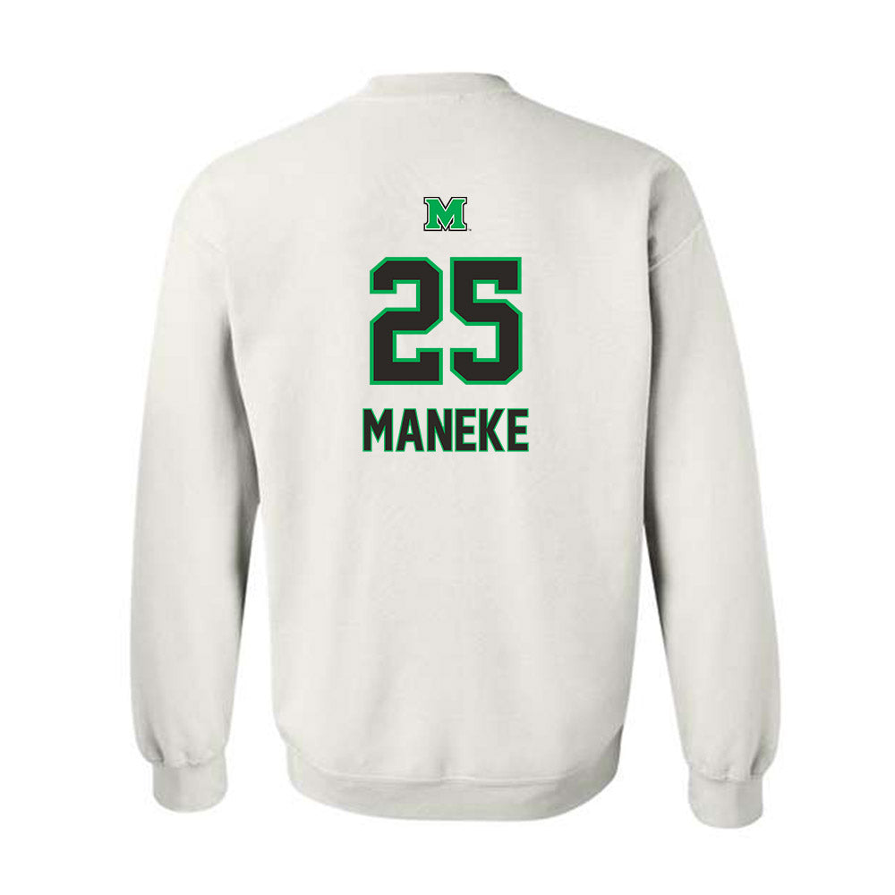 Marshall - NCAA Men's Soccer : Max Maneke - Generic Shersey Crewneck Sweatshirt