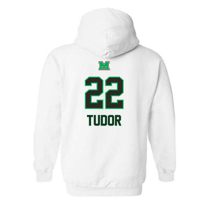 Marshall - NCAA Women's Basketball : Ashley Tudor - Generic Shersey Hooded Sweatshirt