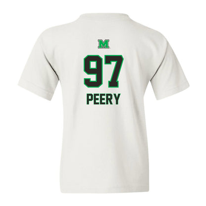 Marshall - NCAA Football : Marco Peery - Generic Shersey Youth T-Shirt