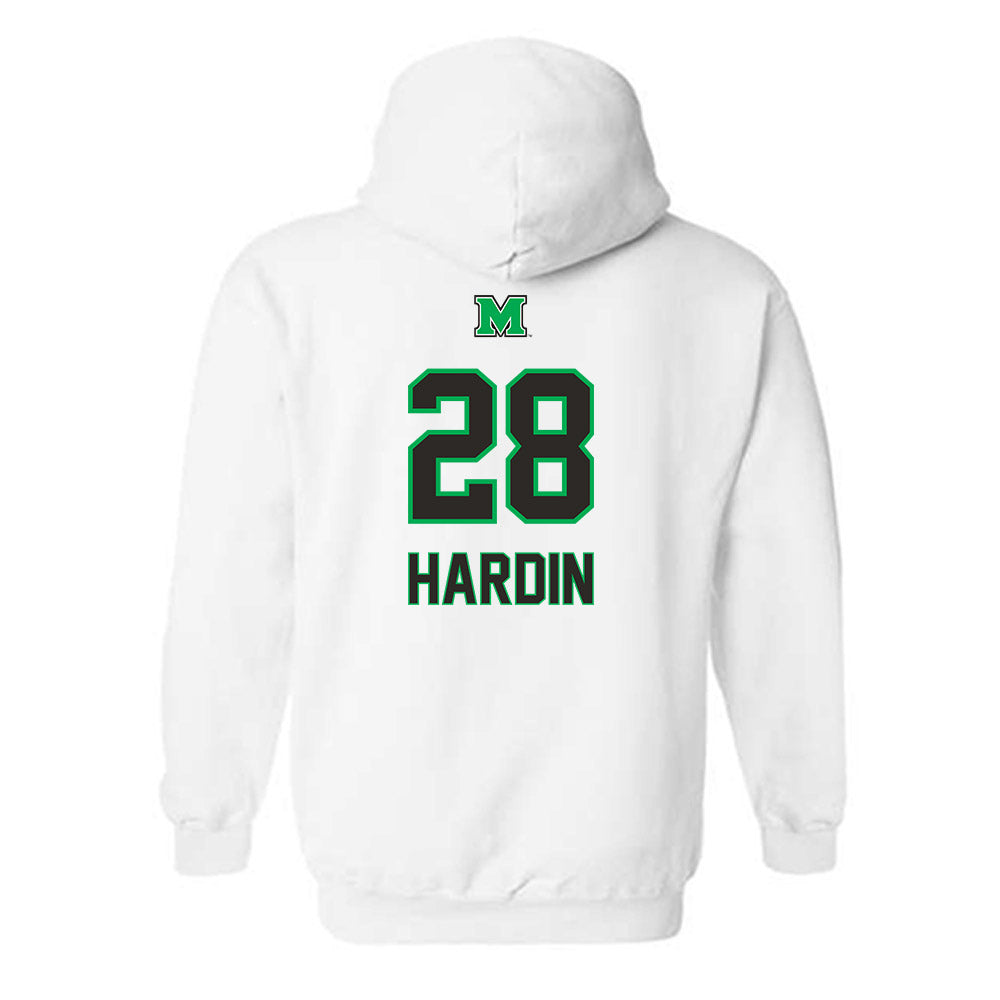 Marshall - NCAA Women's Soccer : Alyssa Hardin - Generic Shersey Hooded Sweatshirt