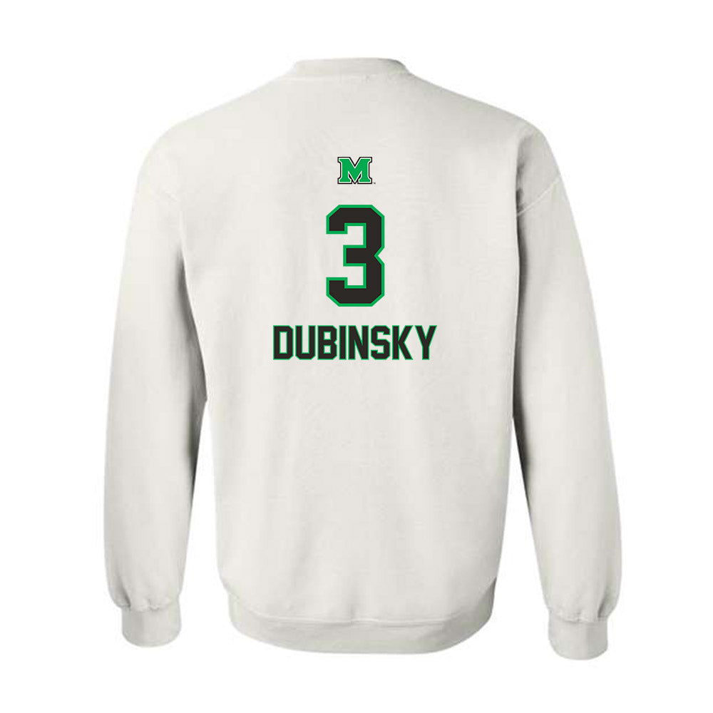 Marshall - NCAA Men's Basketball : Wilson Dubinsky - Generic Shersey Crewneck Sweatshirt-1