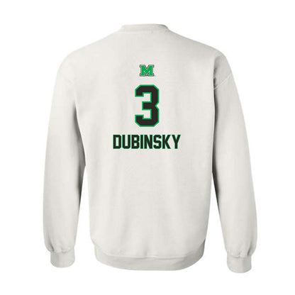 Marshall - NCAA Men's Basketball : Wilson Dubinsky - Generic Shersey Crewneck Sweatshirt-1