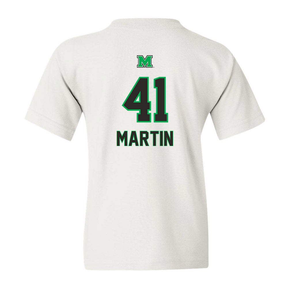 Marshall - NCAA Men's Basketball : Nate Martin - Generic Shersey Youth T-Shirt