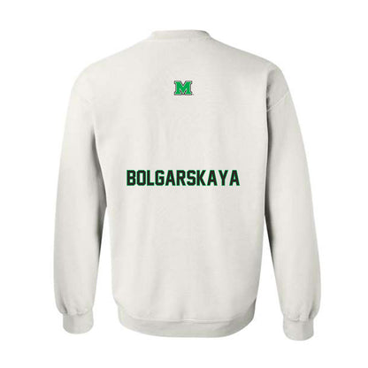 Marshall - NCAA Women's Swimming & Diving : Yekaterina Bolgarskaya - Generic Shersey Crewneck Sweatshirt