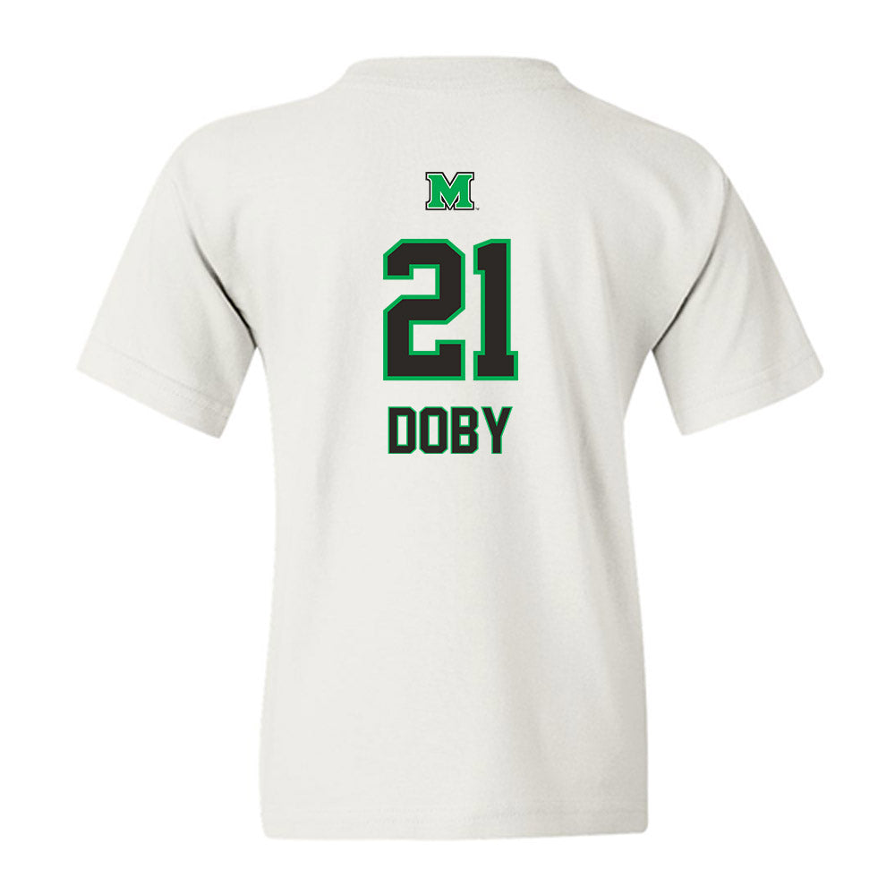 Marshall - NCAA Women's Basketball : Emari Doby - Generic Shersey Youth T-Shirt-1