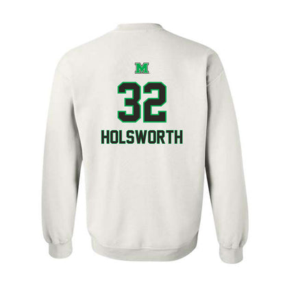 Marshall - NCAA Football : Carter Holsworth - Generic Shersey Crewneck Sweatshirt