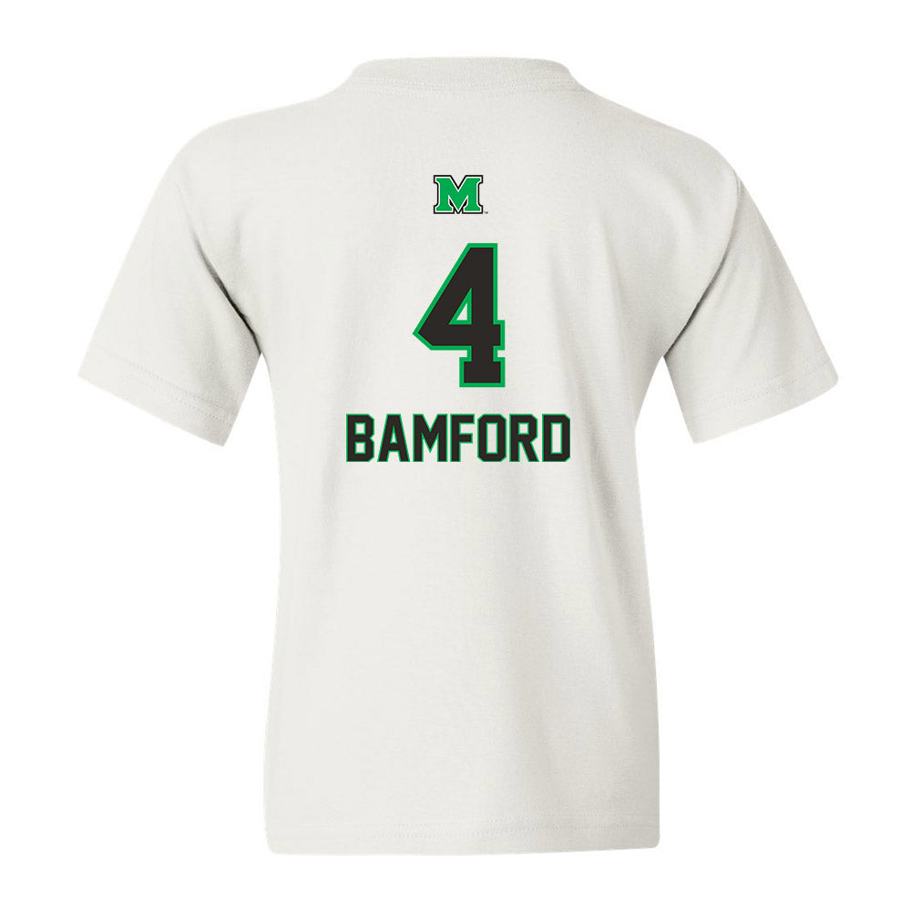 Marshall - NCAA Men's Soccer : Alex Bamford - Generic Shersey Youth T-Shirt