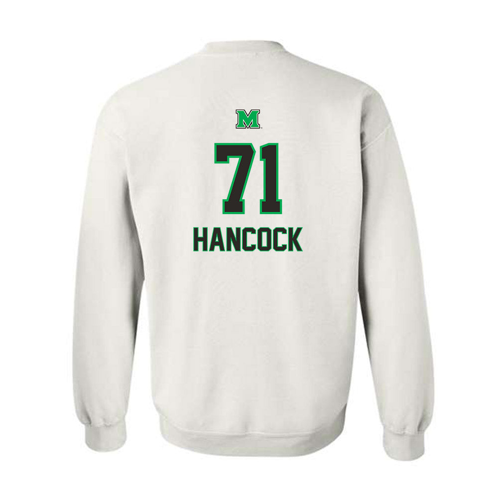 Marshall - NCAA Football : Andrew Hancock - Generic Shersey Crewneck Sweatshirt