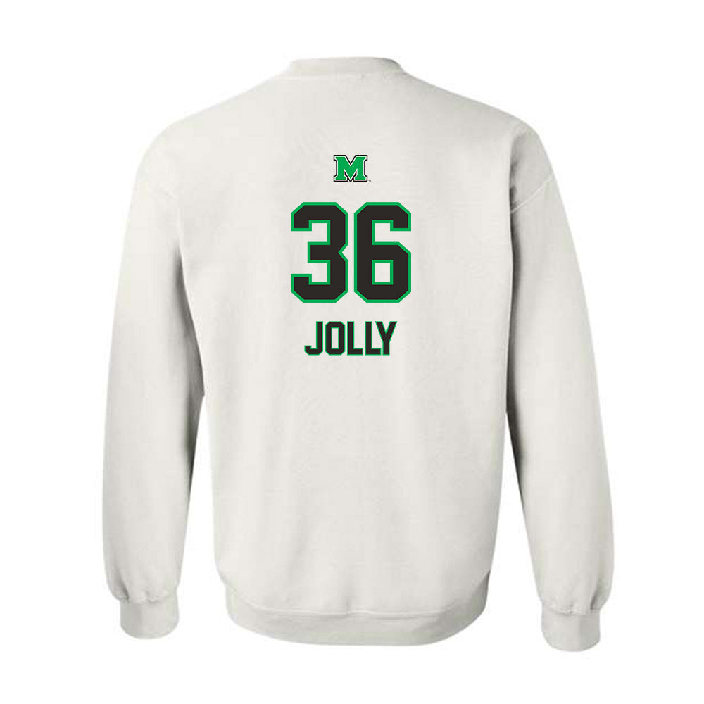 Marshall - NCAA Baseball : Grant Jolly - Generic Shersey Crewneck Sweatshirt-1