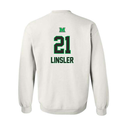 Marshall - NCAA Women's Soccer : Anna Linsler - Generic Shersey Crewneck Sweatshirt-1