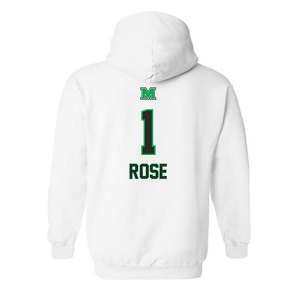 Marshall - NCAA Men's Soccer : Dan Rose - Generic Shersey Hooded Sweatshirt-1