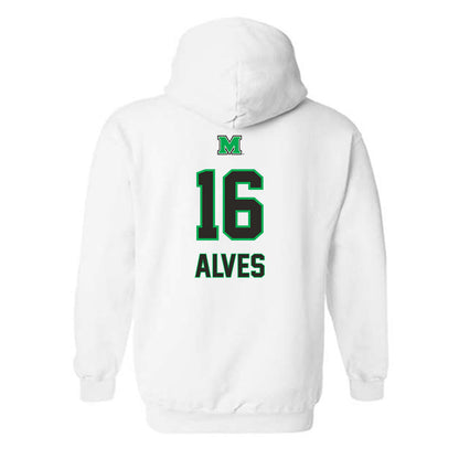 Marshall - NCAA Men's Soccer : Gabriel Alves - Generic Shersey Hooded Sweatshirt
