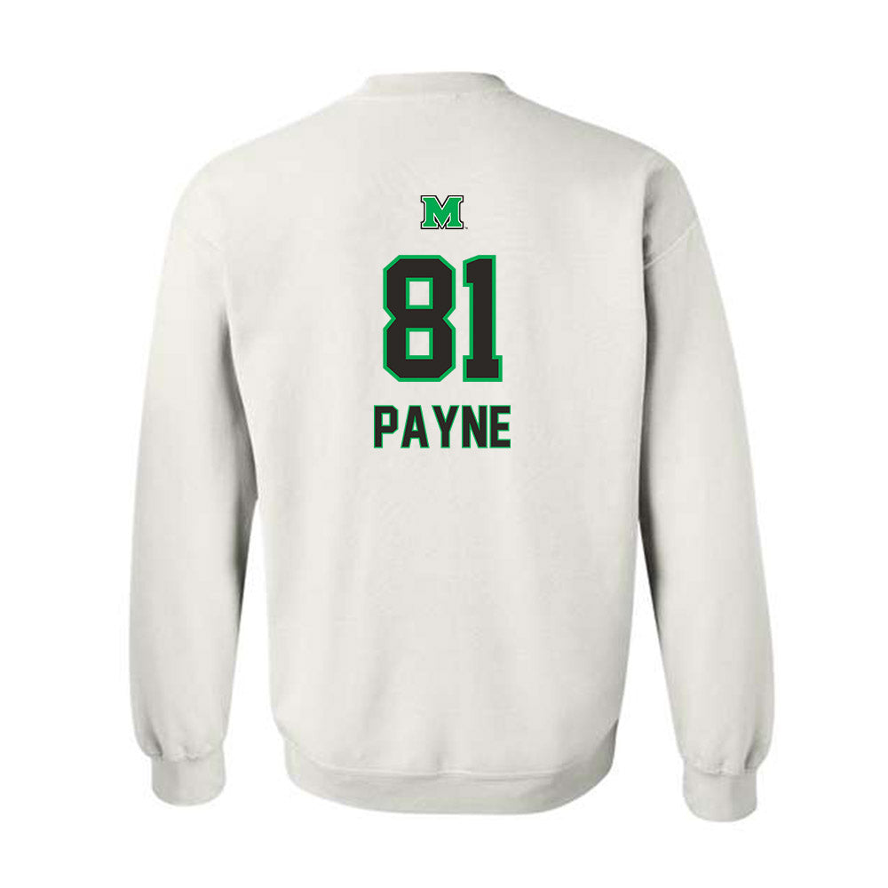 Marshall - NCAA Football : Toby Payne - Generic Shersey Crewneck Sweatshirt