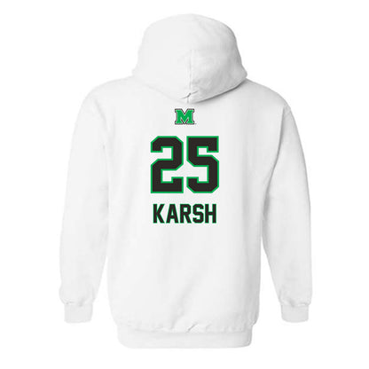 Marshall - NCAA Football : Aidan Karsh - Generic Shersey Hooded Sweatshirt