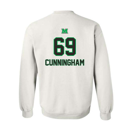 Marshall - NCAA Football : Jaxson Cunningham - Generic Shersey Crewneck Sweatshirt