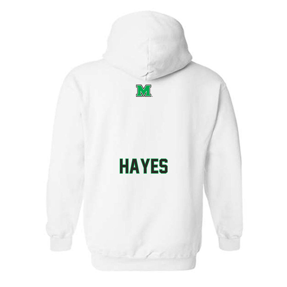 Marshall - NCAA Men's Track & Field : JaKai Hayes - Generic Shersey Hooded Sweatshirt-1