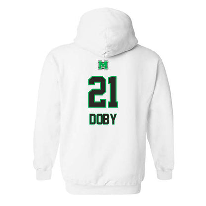 Marshall - NCAA Women's Basketball : Emari Doby - Generic Shersey Hooded Sweatshirt-1