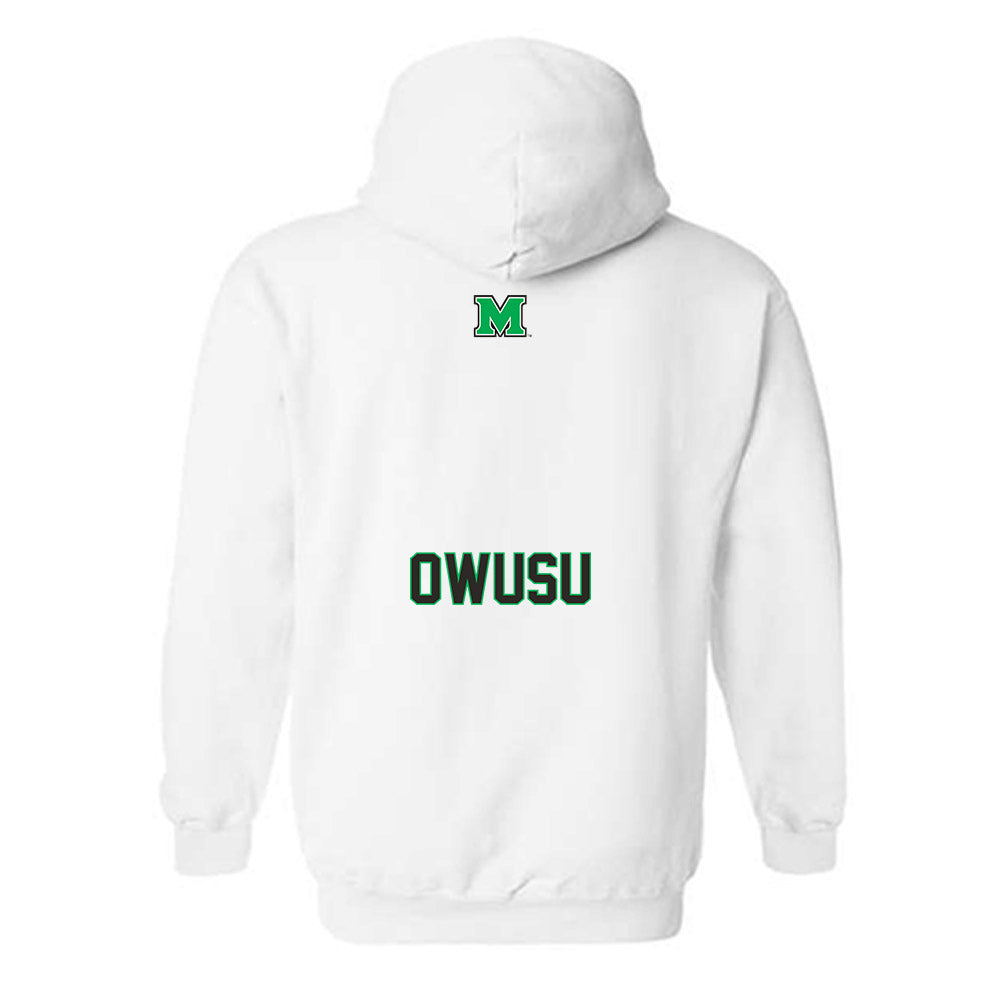 Marshall - NCAA Men's Track & Field : Jonathan Owusu - Generic Shersey Hooded Sweatshirt-1