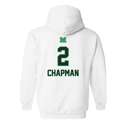 Marshall - NCAA Football : Doc Chapman - Generic Shersey Hooded Sweatshirt