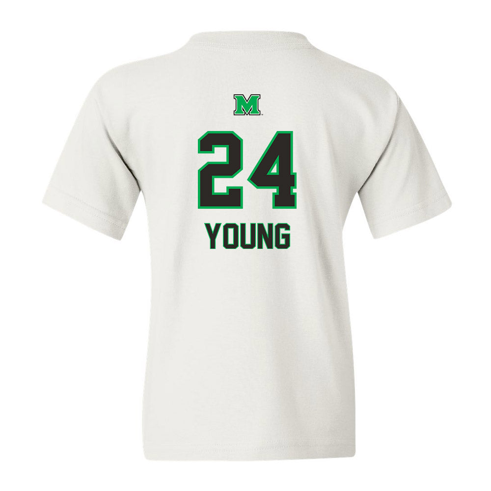 Marshall - NCAA Football : Randy Young - Generic Shersey Youth T-Shirt