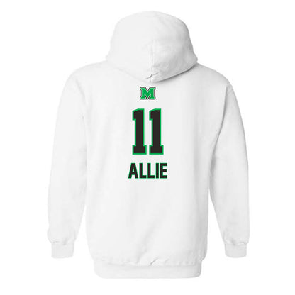 Marshall - NCAA Women's Basketball : Jayda Allie - Generic Shersey Hooded Sweatshirt